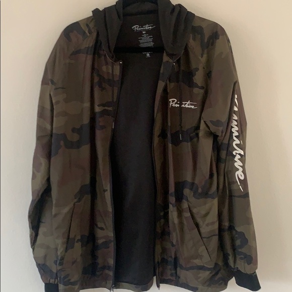 Primitive Camo Windbreaker Jacket 
